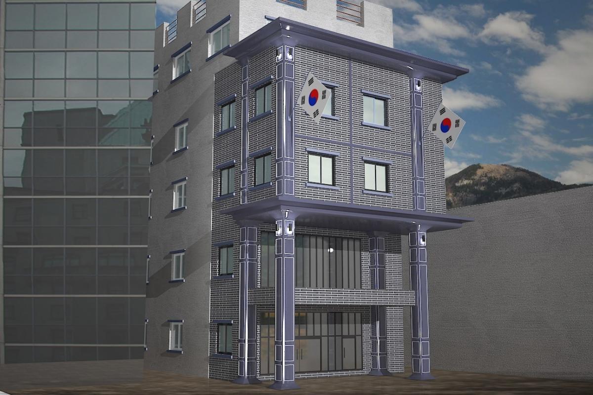 그레이롱타일(투시도)