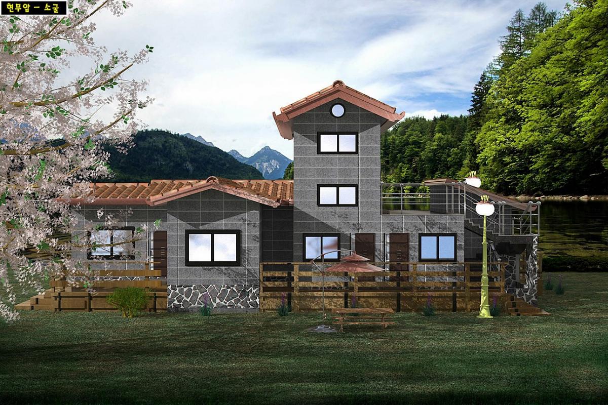 현무암(소굴) [투시도]